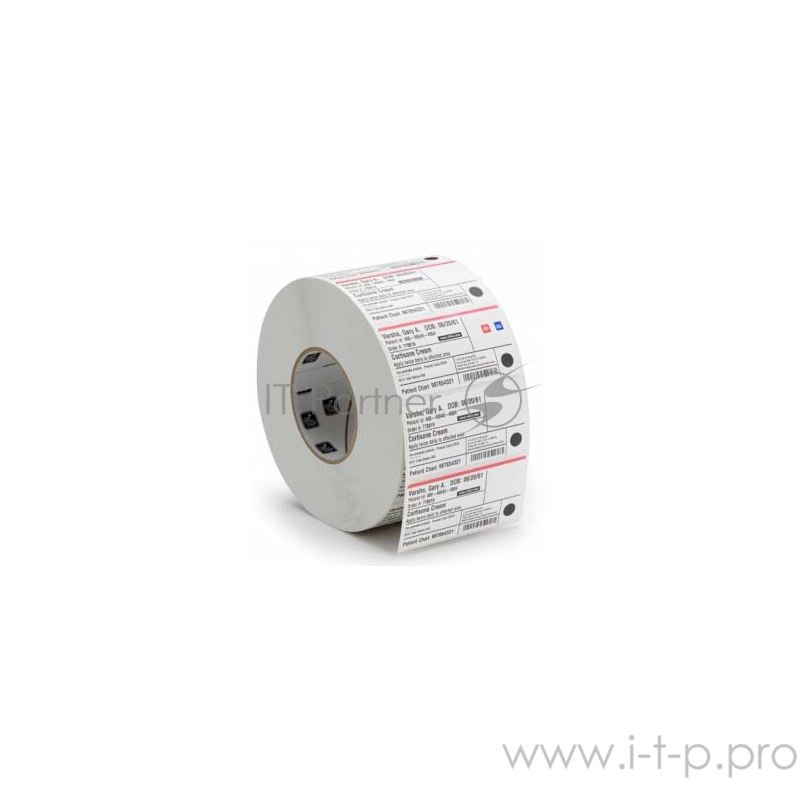 Синтетические этикетки Label, Polyester, 38x13mm. Thermal Transfer, Z-Ultimate 3000T White, Permanent Adhesive, 25mm Core (4650 labels per roll)