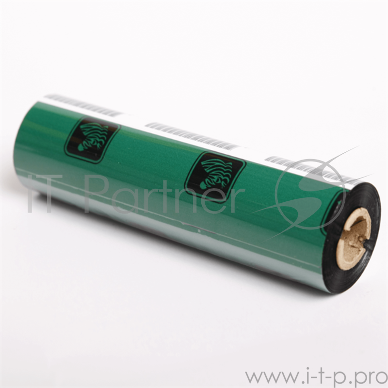 Термотрансферная лента (риббон) Resin Ribbon, 110mmx74m (4.33inx242ft), 5095, High Performance, 12mm (0.5in) core