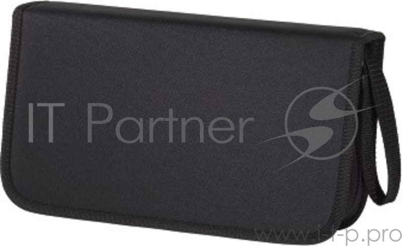 Портмоне Hama на 104CD/DVD H-11617 черный (упак.:1шт)