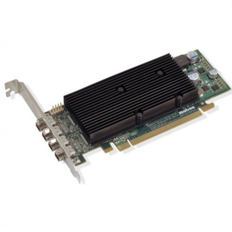 Видеокарта M9148 LP PCIe x16 (M9148-E1024LAF), PCI-Ex16, 1024MB, 4 x Mini DisplayPort, Low Profile Bracket, Max DP Res.- 2560x1600, Max DVI Res.- 1920x1200, Adapters- 4xMini DisplayPort to DisplayPort, 4xDisplayPort to DVI RTL {10}