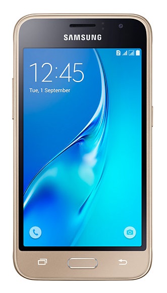 Мобильный телефон Samsung Galaxy J1 (2016) SM-J120F gold DS (золотой) {4.5