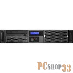 Корпус Procase GM238D-B-0 черный {2U, глубина 380мм,контроллер вентиляторов и температуры, MB 9,6
