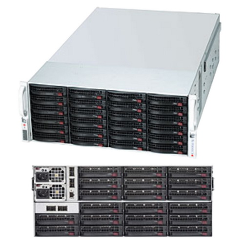 Корпус для сервера 4U 1280W BLACK 847E1C-R1K28JBOD SUPERMICRO