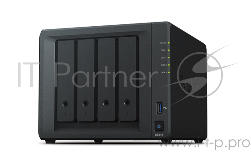 СХД настольное исполнение 4BAY NO HDD USB3 DS418 SYNOLOGY