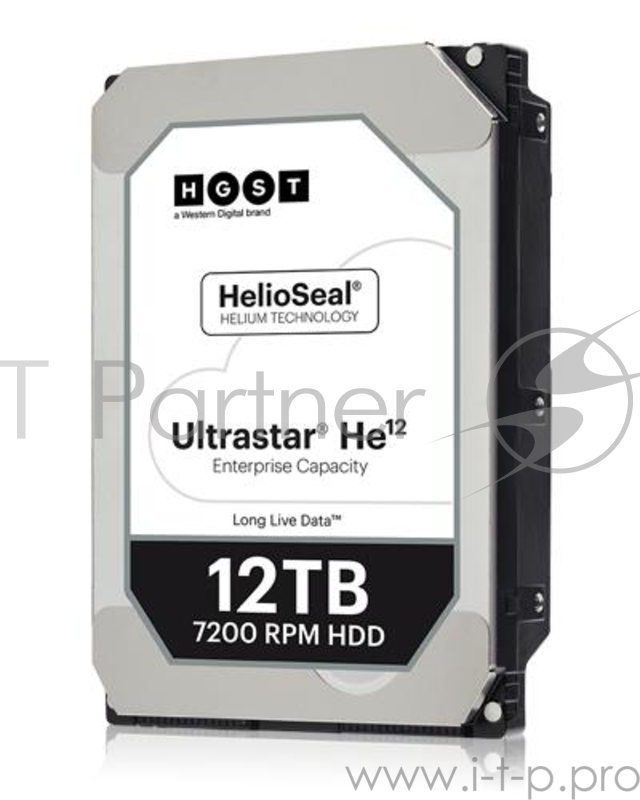 Жесткий диск HDD Server HGST Ultrastar HE12 (3.5’’, 12TB, 256MB, 7200 RPM, SAS 12Gb/s, 512E SE) SKU:0F29532