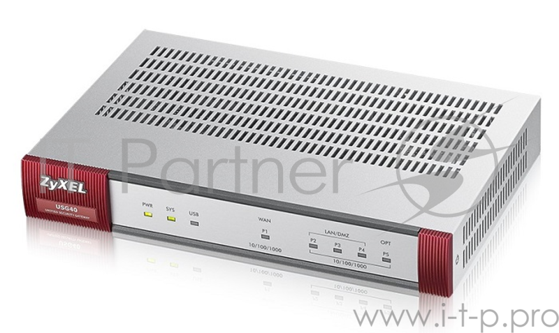 Маршрутизатор Firewall Appliance 10/100/1000, 3x LAN/DMZ, 1x WAN, 1x OPT