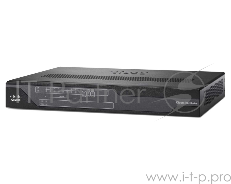 Маршрутизатор Cisco Cisco 892FSP 1 GE and 1GE/SFP High Perf Security Router