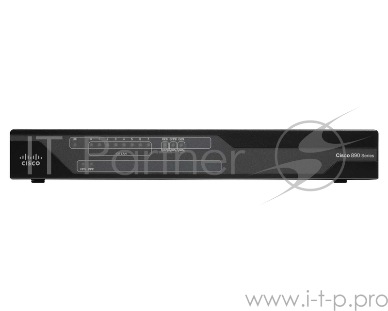 Маршрутизатор Cisco Cisco 892FSP 1 GE and 1GE/SFP High Perf Security Router