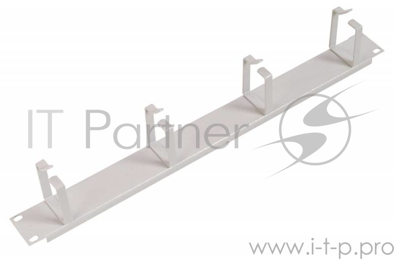 Кабельный органайзер Горизонтальный ЦМО ГКО-4.62 односторонний кольца 1U шир.:19