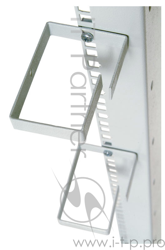 Кабельный органайзер Горизонтальный ЦМО СБ односторонний кольца глуб.:93мм, цвет: белый