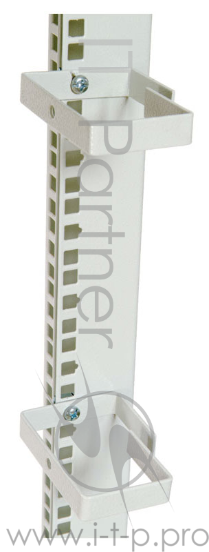 Кабельный органайзер Горизонтальный ЦМО СБ односторонний кольца глуб.:93мм, цвет: белый