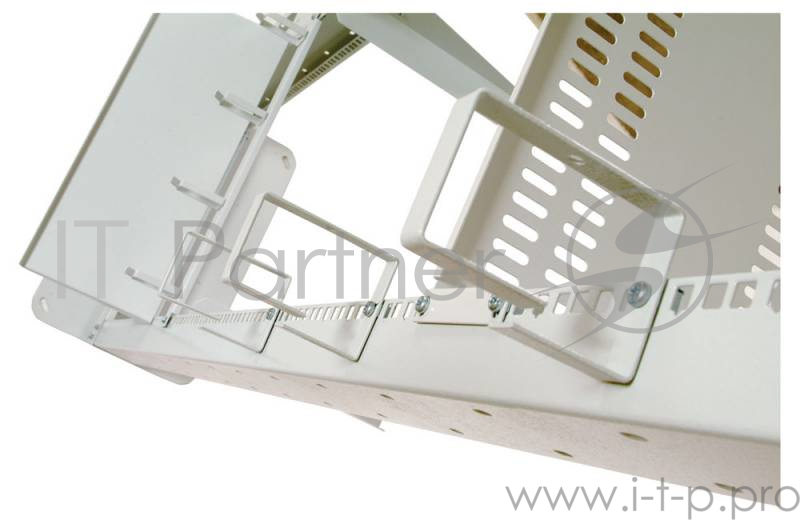 Кабельный органайзер Горизонтальный ЦМО СБ односторонний кольца глуб.:93мм, цвет: белый