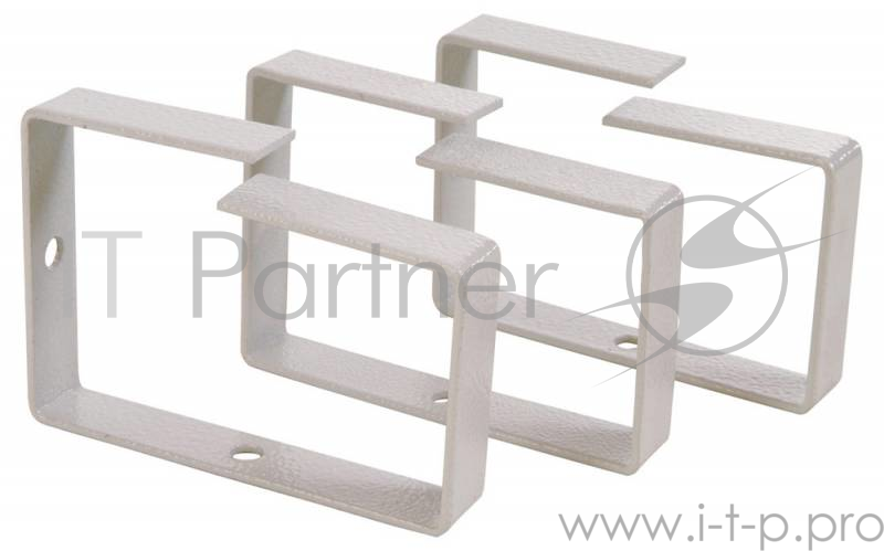 Кабельный органайзер Горизонтальный ЦМО СБ односторонний кольца глуб.:93мм, цвет: белый