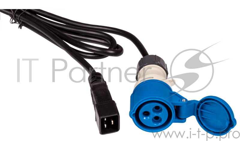 Шнур питания C20-I309 Female, 3х2.5, 220В, 16А, 2.5 метра
