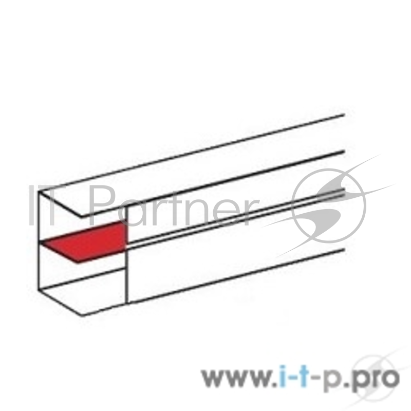 LEGRAND Кабель-каналы, аксессуары Legrand (10473) ПЕРЕГОРОДКА НЕСУЩАЯ - ДЛЯ КАБЕЛЬ-КАНАЛОВ DLP 65Х150/195/220 - 2 М - БЕЛЫЙ