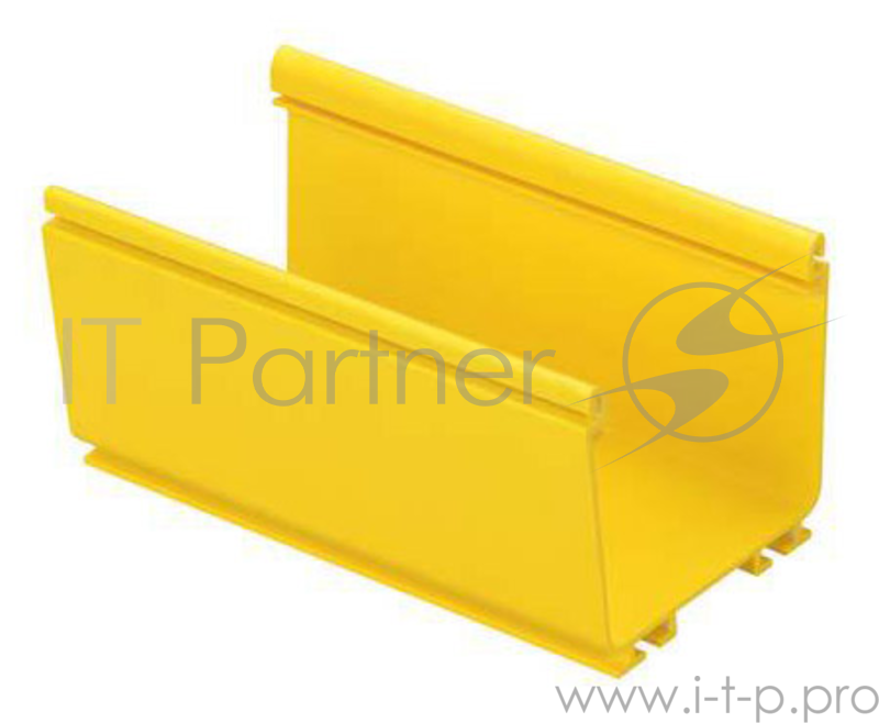 Основание короба Panduit FR4X4YL2 FiberRunner 4X4 128.3x112.8мм желтый 2м