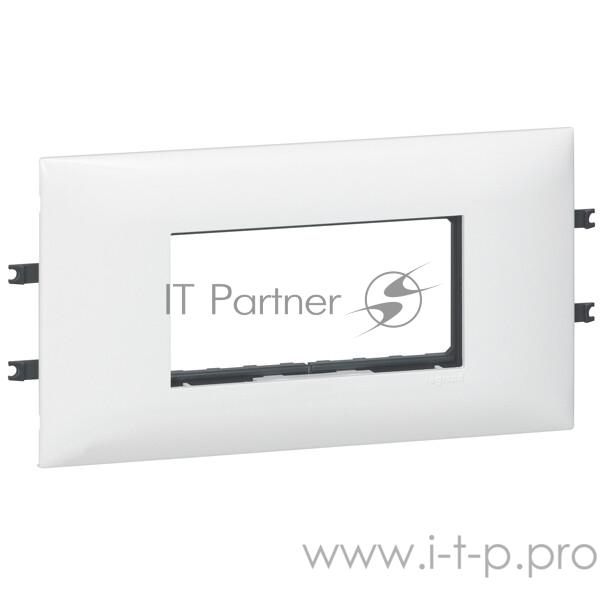 Суппорт LEGRAND 010941 Mosaic на 4 мод., 65мм