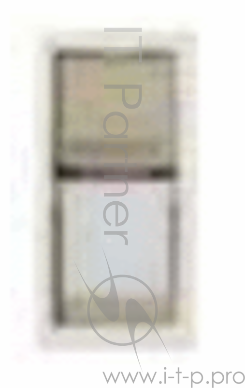 ULTRA 22,5x45 мм накладка со шторкой для одного Keystone коннектора, белая