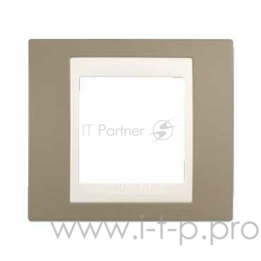 РАМКА, 1 МЕСТО, ХАМЕЛЕОН КОРИЧНЕВЫЙ/ БЕЛ РАМКА, 1 МЕСТО, ХАМЕЛЕОН КОРИЧНЕВЫЙ/ БЕЛ