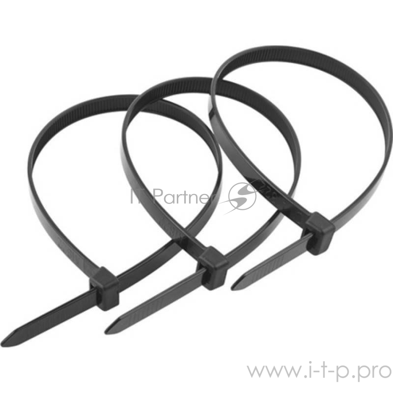 Стяжка нейлон 3.6X300мм (100шт./уп.) черная