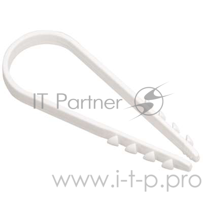 Дюбель хомут Iek UHH35-5-10-100 5-10мм нейлон белый d=5 мм (100шт)