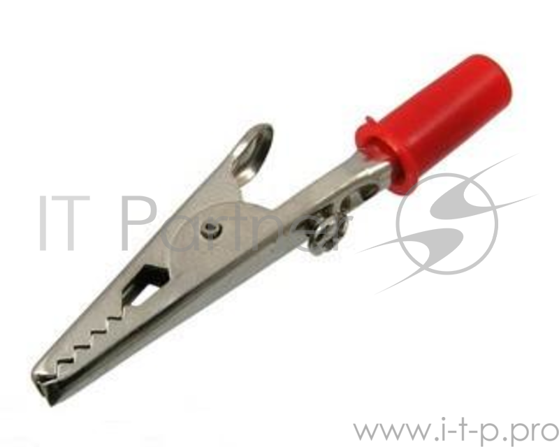 Зажим TDM SQ0541-0007 ''крокодил'' ЗК 15а 53мм красный 10шт.