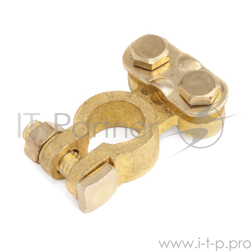 Клеммы АКБ AUTOPROFI BAT/TER-103 универсальная крепление жилы планкой латунь 1шт.