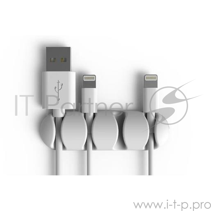 Клипсы-держатели для проводов Bluelounge CableDrop Multi. В комплекте две клипсы. Цвет белый.