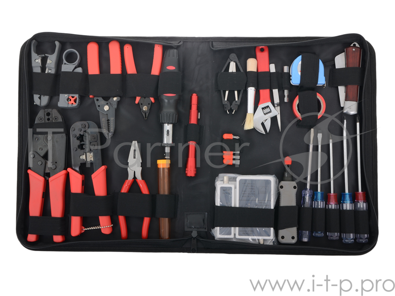Монтажный инcтрумент Gembird TK-NETWORK Набор инструментов , 31 предмет, ret