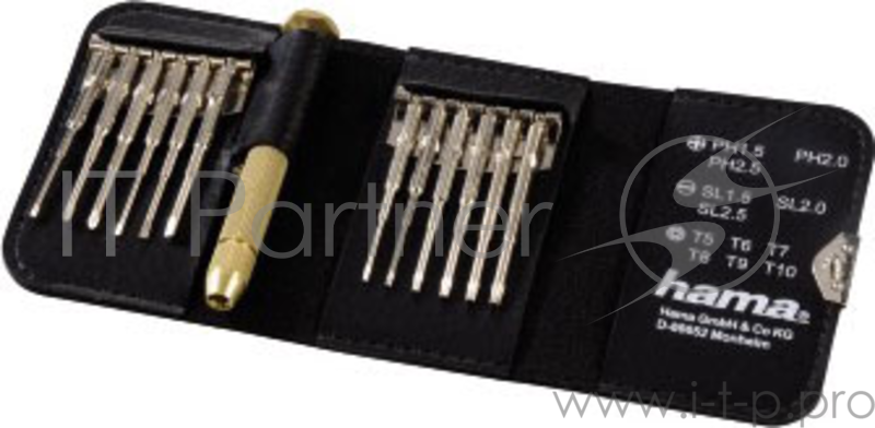 Набор отверточный Hama MiniScrew 13 предметов