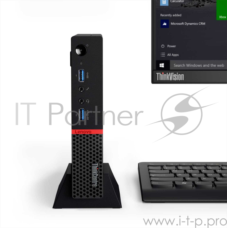 Системный блок Lenovo ThinkCentre M600/Intel Celeron N3010 1.04GHz Dual/2GB/16GB SSD/W7ENG/3Y/BLACK
