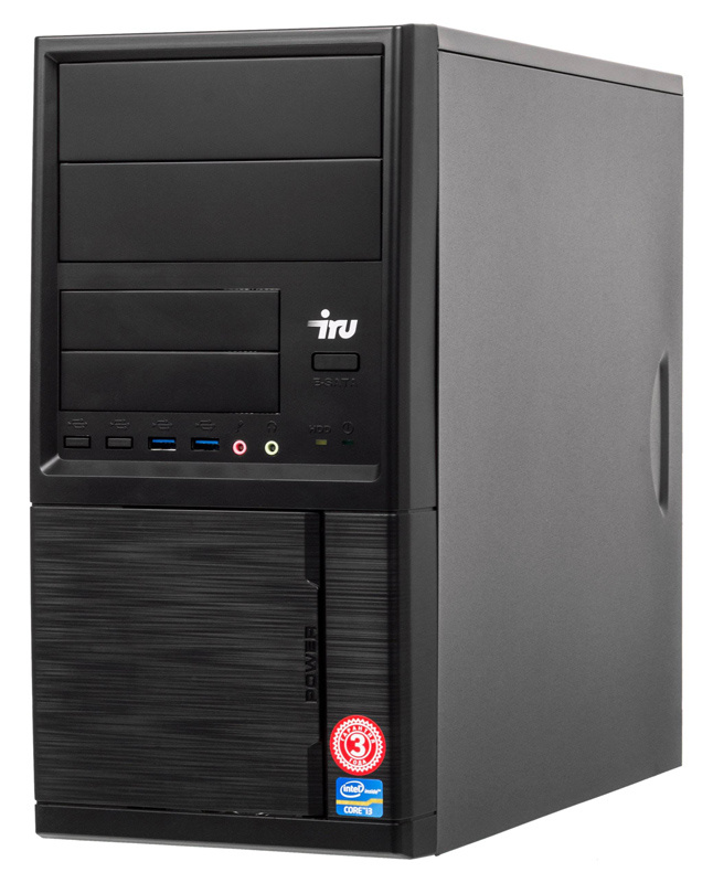 ПК IRU Office 312 MT P G5400 (3.7)/4Gb/SSD240Gb/UHDG 610/Free DOS/GbitEth/400W/черный