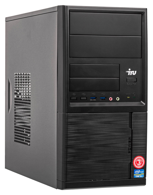 ПК IRU Office 312 MT P G5400 (3.7)/4Gb/SSD240Gb/UHDG 610/Free DOS/GbitEth/400W/черный