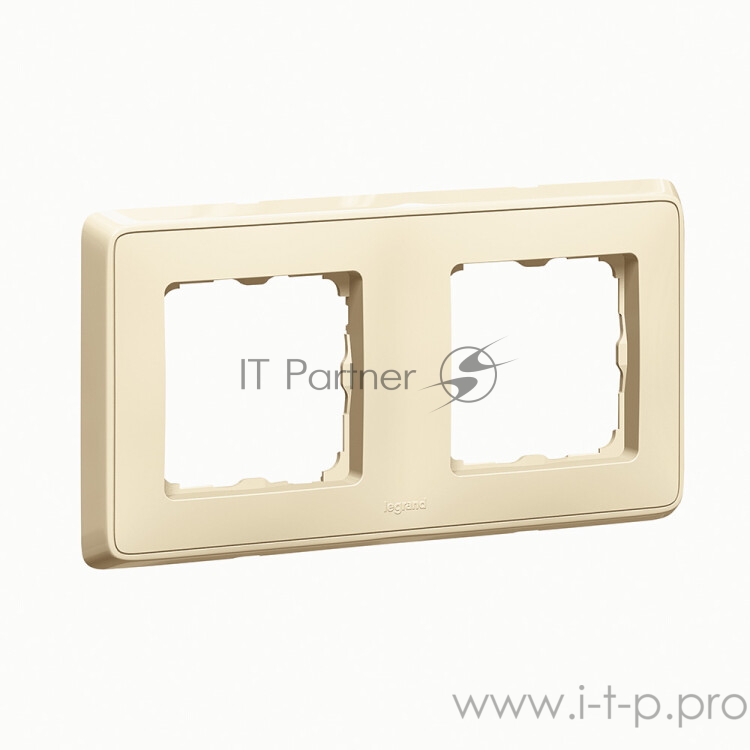 Рамка 2 поста, сл. кость Cariva