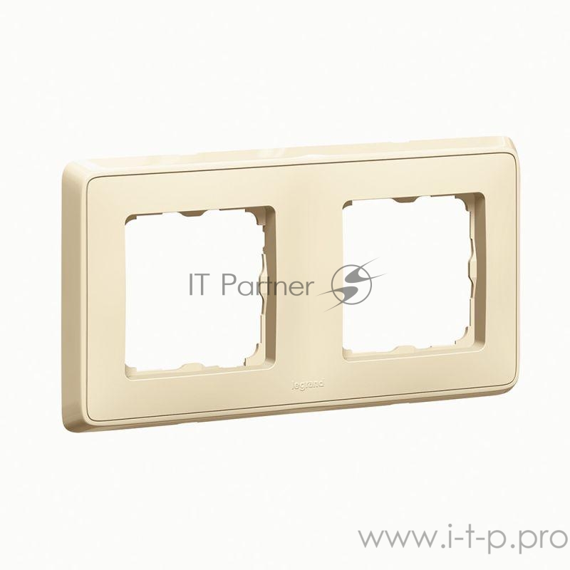 Рамка 2 поста, сл. кость Cariva