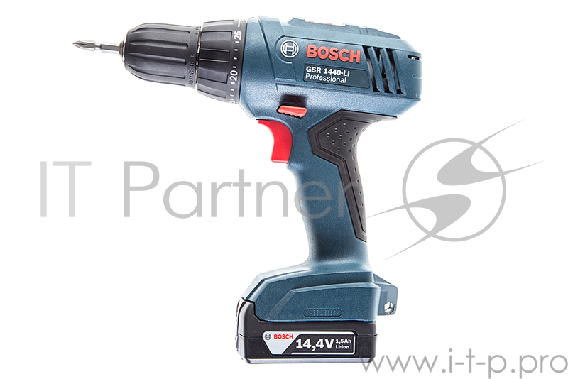 Дрель-шуроповерт Bosch GSR 1440-Li 06019A8407 безударная дрель-шуруповерт {14.4 В, 30нм, 1,3кг, 2акк- Li-ion.1,5Ач, кейс}