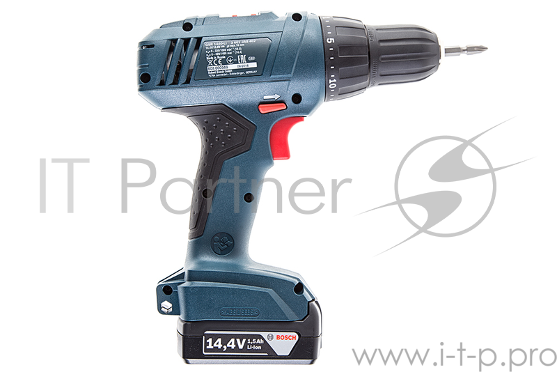 Дрель-шуроповерт Bosch GSR 1440-Li 06019A8407 безударная дрель-шуруповерт {14.4 В, 30нм, 1,3кг, 2акк- Li-ion.1,5Ач, кейс}