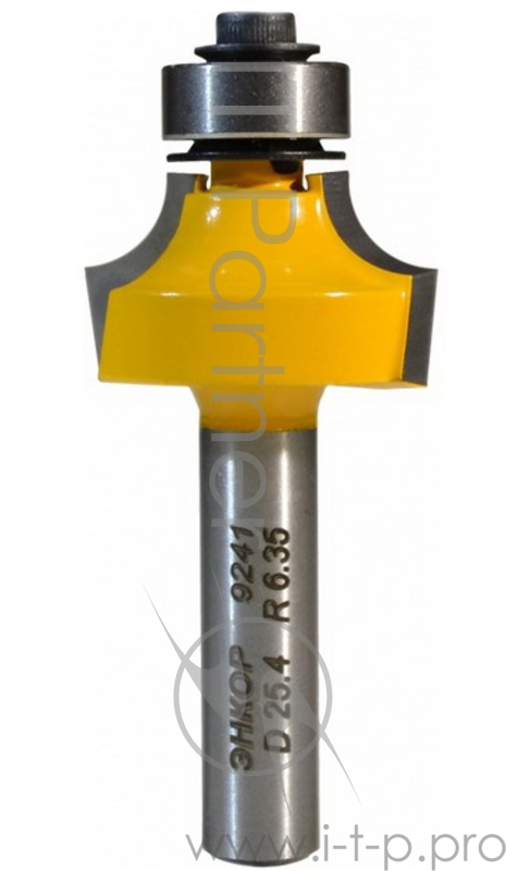 Фреза ЭНКОР 9241 кромочная калевочная ф25.4х13мм R6.3мм хв8мм