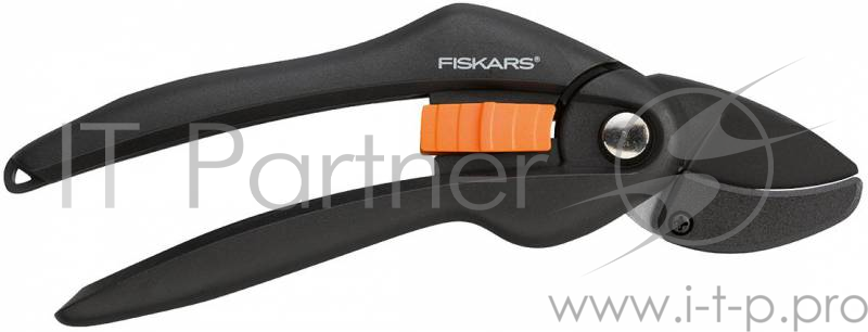 Секатор контактный Fiskars SingleStep P25 черный/оранжевый (111250)