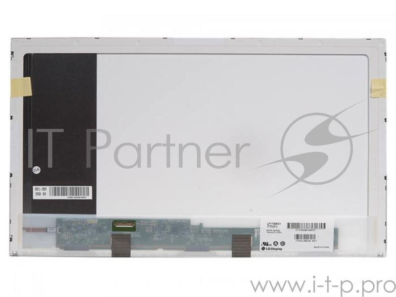 Матрица 17.3 Glare LP173WD1 (TP)(E1), WXGA++ HD+ 1600x900, 30 Lamels DisplayPort, cветодиодная (LED), LG-Philips