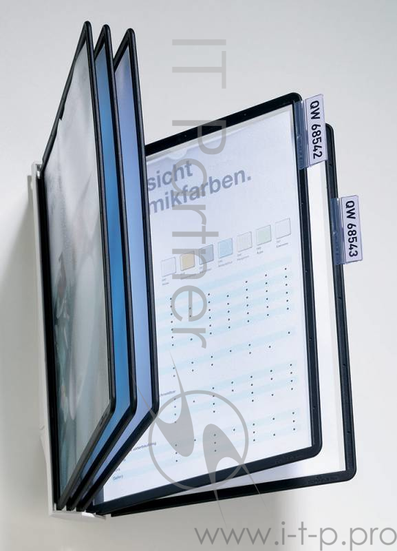 Дисплейная система Durable Sherpa 581001 настенная модуль/5 панелей/5 табуляторов