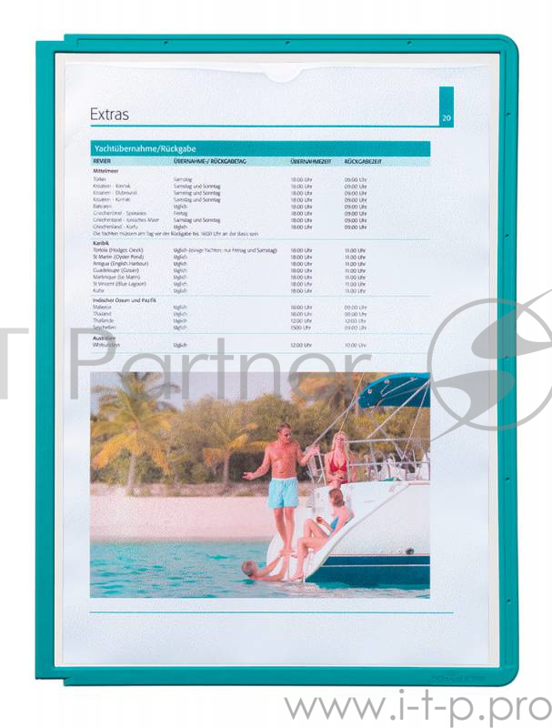 Демонстрационная панель для демонстрационных систем Durable Sherpa 560605 зеленый