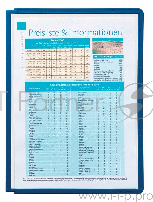 Демонстрационная панель для демонстрационных систем Durable Sherpa 560607 темно-синий