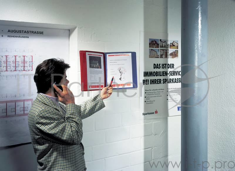 Дисплейная система Durable Sherpa 562110 настенная 10пан. без панелей