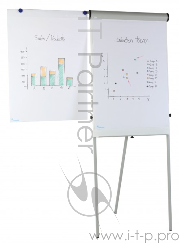 Флипчарт Rocada 610 на треноге выдвижная штанга регулировка высоты