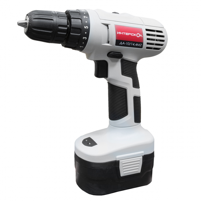 Дрель, Шуруповерт ИНТЕРСКОЛ ДА-10/14,4М2 аккумуляторная дрель-шуруповерт 217.0.2.00