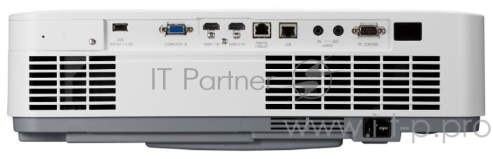 Лазерный проектор NEC P525WL (P525WLG), 3LCD, 5000 ANSI Lm, WXGA, 520000:1, сдвиг линз верт.+60, гор.+-29, (1.23 2:1), 1xVGA IN, 2xHDMI, 2 xHDMI (звук), 3.5 out, RS-232, RJ45, Ethernet HDBT, USB b (сервис), USB A 2.0, 20Вт, 22/26dB, 9.7 кг.