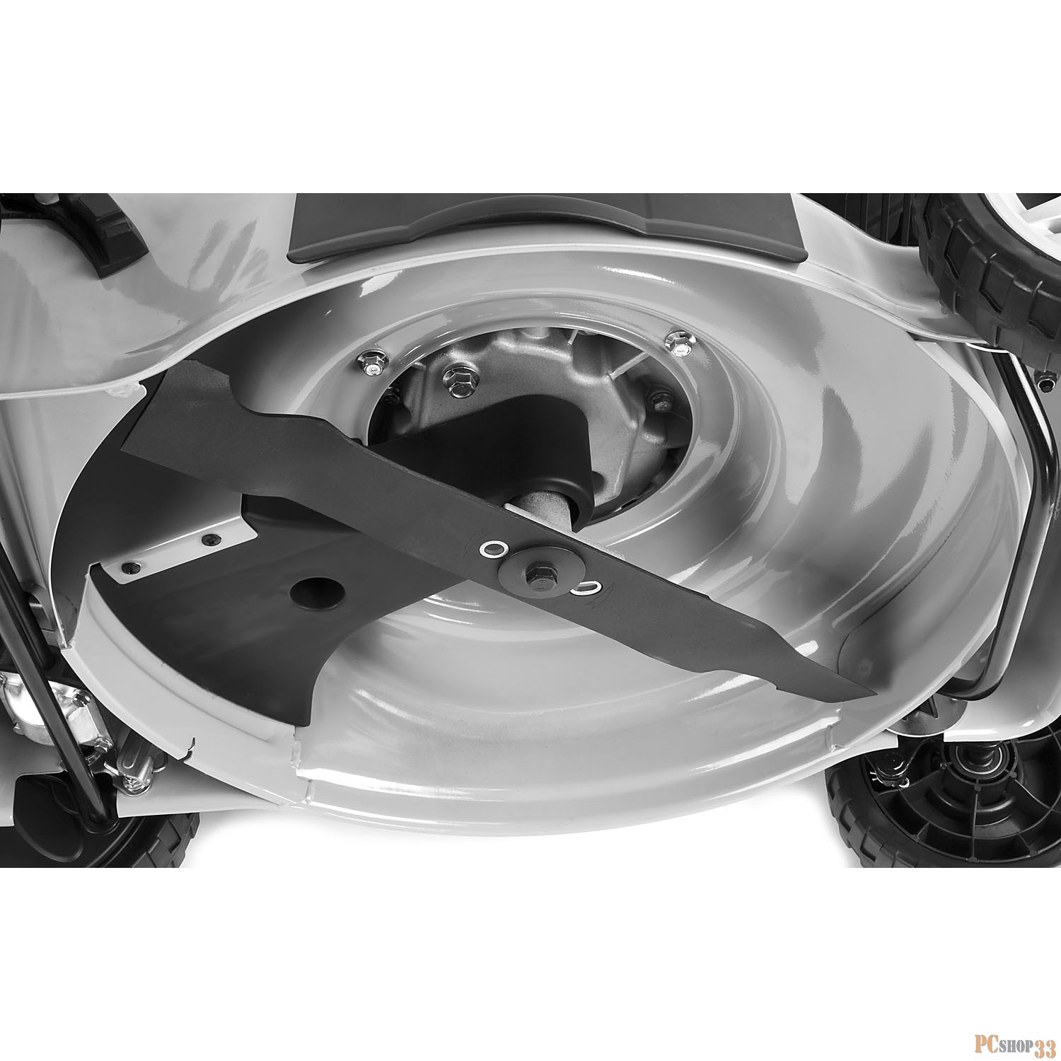 Газонокосилка ЗУБР ГКБ-460СТ Газонокосилка бензиновая { самоходная, 460 мм, 139 см3, 2.6кВт, 5 ступеней кошения (25-75мм), 50л травосборник, мульчирование }