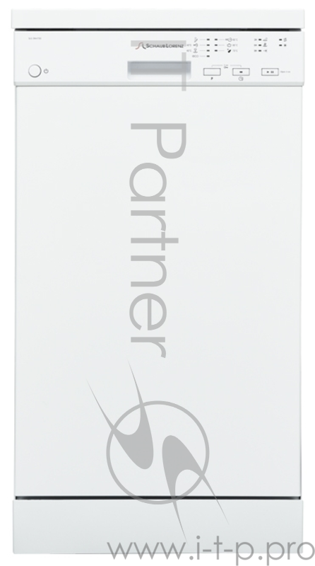 Посудомоечная машина Schaub Lorenz SLG SW4700 10 комплектов, 7 программ, расход 13л, электронное управление, t 40-50-65-70, A+, регулятор высоты верхней корзины, белая
