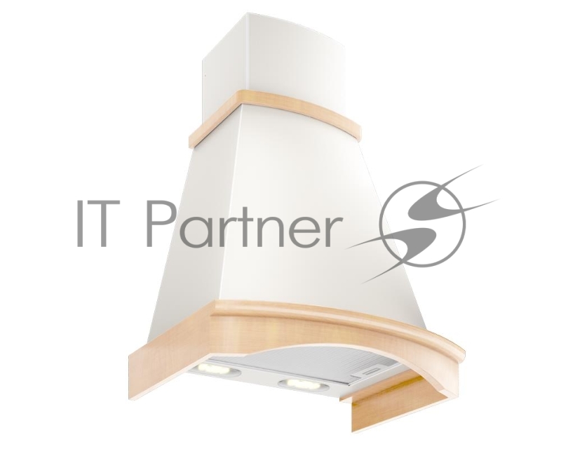 Вытяжка Эликор Ротонда 60П-650-П3Л бежевый/бук крем патина+золото